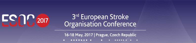 3rd European Stroke Organisation Conference: Prague, Czech Republic, 16-18 May 2017