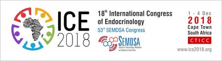 18th International Congress of Endocrinology: Cape Town, South Africa, 1-4 December 2018 18th International Congress of Endocrinology: Cape Town, South Africa, 1-4 December 2018