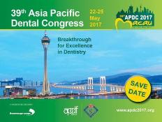 The 39th Asia Pacific Dental Congress (APDC 2017): Macau, China, 22-25 May 2017 The 39th Asia Pacific Dental Congress (APDC 2017): Macau, China, 22-25 May 2017