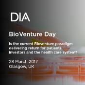 DIA BioVenture Day: Glasgow, Scotland, UK, 28 March 2017