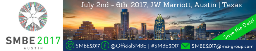 SMBE 2017: Annual Meeting of the Society of Molecular Biology and Evolution: Austin, Texas, USA, 1-6 July 2017