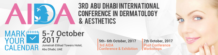 3rd Abu Dhabi International Conference in Dermatology and Aesthetics: Abu Dhabi, United Arab Emirates, 5-7 October 2017 3rd Abu Dhabi International Conference in Dermatology and Aesthetics: Abu Dhabi, United Arab Emirates, 5-7 October 2017