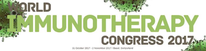 World Immunotherapy Congress 2017: Basel, Switzerland, 31 October - 2 November, 2017