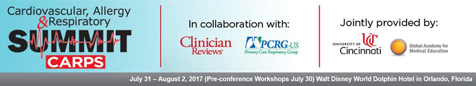 Cardiovascular, Allergy, and Respiratory Summit - CARPS 2017: Orlando, Florida, USA, 30 July - 2 August, 2017