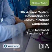 11th Annual European Medical Information and Communications Conference: Novotel Barcelona City, Avenida Diagonal 201 (Entrada por Ciutat de Granada), Barcelona, 08018, Spain, 15-16 November 2017