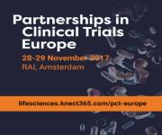 Partnerships in Clinical Trials Europe: RAI Amsterdam, Europaplein, Amsterdam, NL 1078 GZ, Netherlands, 28-29 November 2017
