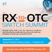 4th Rx-to-OTC Switch Summit: Philadelphia, Pennsylvania, USA, 6-7 December 2017