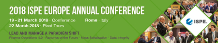 ISPE 2018 Europe Annual Conference: Sheraton Roma Hotel and Conference Centre, Viale del Pattinaggio 100, Rome, 00144, Italy, 19-22 March 2018
