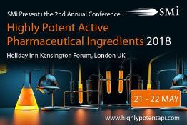 Highly Potent Active Pharmaceutical Ingredients (HPAPI): London, England, UK, 21-23 May 2018 Highly Potent Active Pharmaceutical Ingredients (HPAPI): London, England, UK, 21-23 May 2018