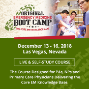 Original Emergency Medicine Boot Camp: Las Vegas, Nevada, USA, 13-16 December 2018