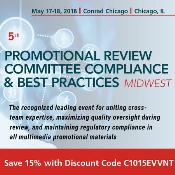5th Promotional Review Committee Compliance And Best Practices - Midwest: Chicago, Illinois, USA, 17-18 May 2018